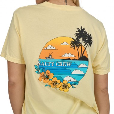 SALTY CREW SUNSET B.F. W TEE SUNSHINE