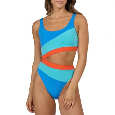 SALTY CREW SURF BREAK ONE PIECE SWIMSUIT BOLD BLUE