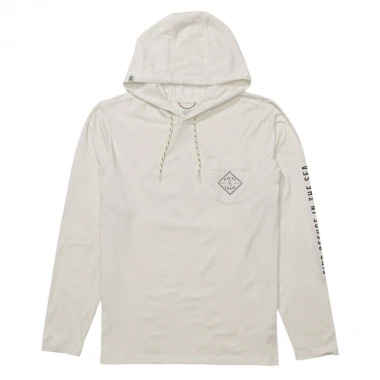 SALTY CREW TIPPET POCKET TECH HOODIE WHITE