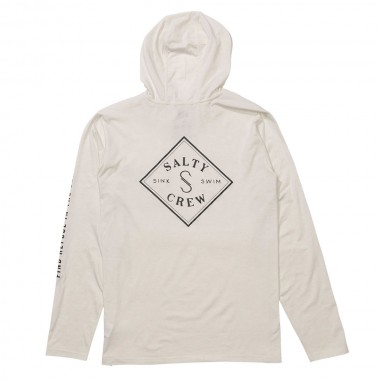 SALTY CREW TIPPET POCKET TECH HOODIE WHITE