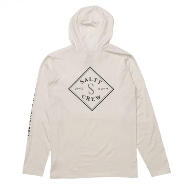 SALTY CREW TIPPET POCKET TECH HOODIE WHITE