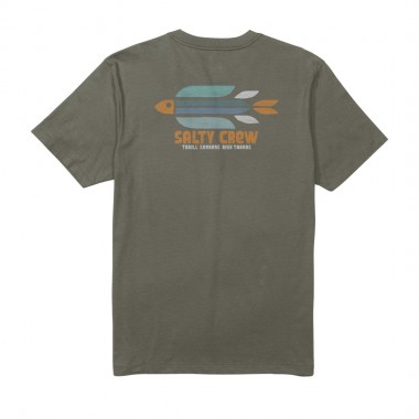 SALTY CREW TORPEDO TEE DUSTY OLIVE