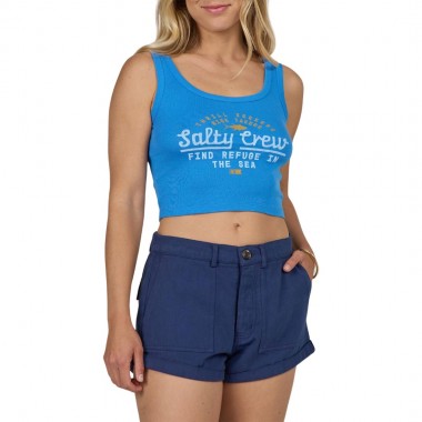 SALTY CREW UNSCRIPTED W TANK BOLD BLUE