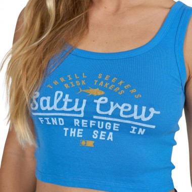 SALTY CREW UNSCRIPTED W TANK BOLD BLUE