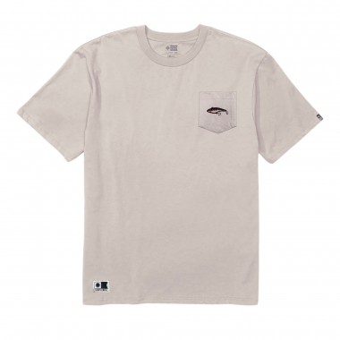 SALTY CREW WASHED POCKET TEE MOONBEAM