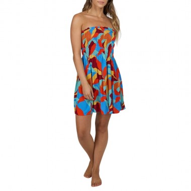 SALTY CREW WINDWARD COVER UP DRESS CHILI PEPPER