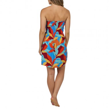 SALTY CREW WINDWARD COVER UP DRESS CHILI PEPPER