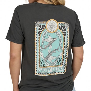 SALTY CREW ZODIAC B.F. W TEE CHARCOAL