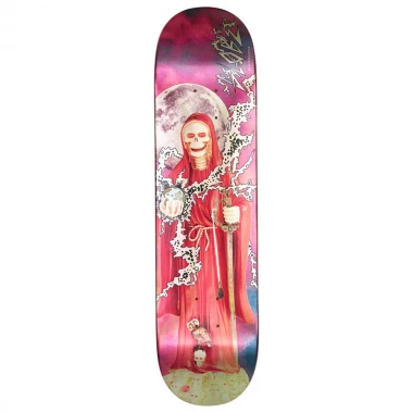 GLOBE G1 DOWNTOWN DOOM DECK SILVER/RED 8.0