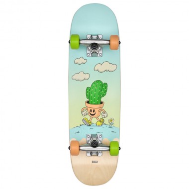GLOBE KIDS SOFTIE MICRO COMPLETE SKATE CACTI GUY 7.125
