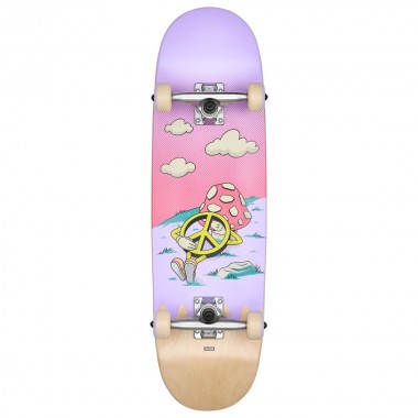 GLOBE KIDS WIDE MID COMPLETE SKATE PEACE MAN 8.25