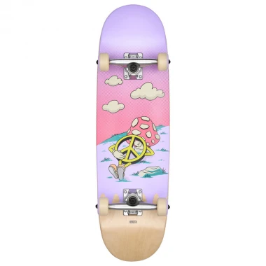 GLOBE KIDS WIDE MID COMPLETE SKATE PEACE MAN 8.25