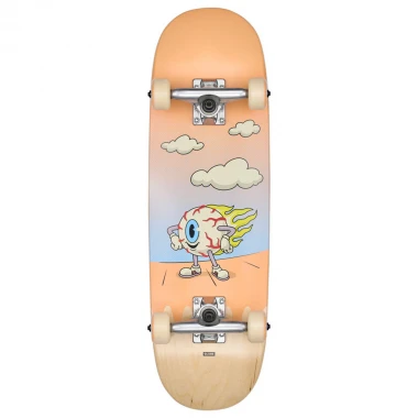 GLOBE KIDS WIDE MINI COMPLETE SKATE FLAMING EYE 7.9