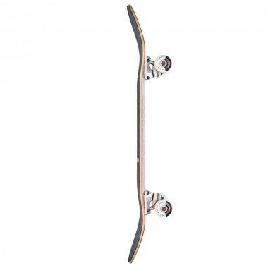 GLOBE G1 DOWNTOWN DOOM COMPLETE SKATE SILVER/RED 8.0
