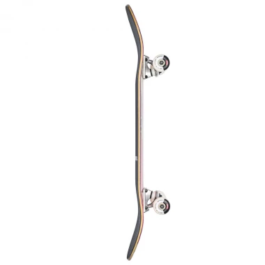 GLOBE G1 DOWNTOWN DOOM COMPLETE SKATE SILVER/RED 8.0