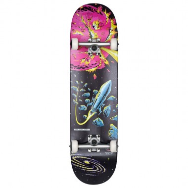 GLOBE G1 WHERE TO NEXT COMPLETE SKATE BLACK MAPLE/RECON 8.375