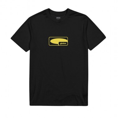 GLOBE G ICON TEE BLACK