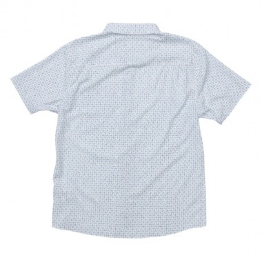 SALTY CREW BREEZER PERF BUTTON UP SHIRT OFF WHITE