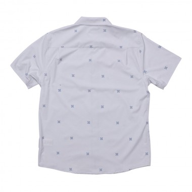 SALTY CREW DRIFTER UV BUTTON UP SHIRT LIGHT GREY
