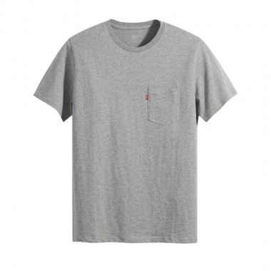 LEVI’S® CLASSIC POCKET TEE MID TONE GREY HEATHER