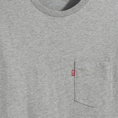 LEVI’S® CLASSIC POCKET TEE MID TONE GREY HEATHER