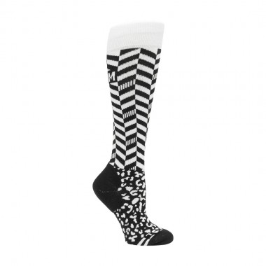 VOLCOM CHEETAH CHEV OTC W SNOW SOCKS BLACK