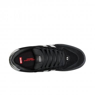 GLOBE ENCORE-2 SHOES BLACK/METALLIC SILVER