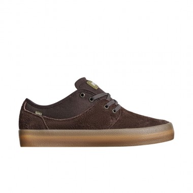 GLOBE MAHALO SHOES DARK BROWN/CREPE