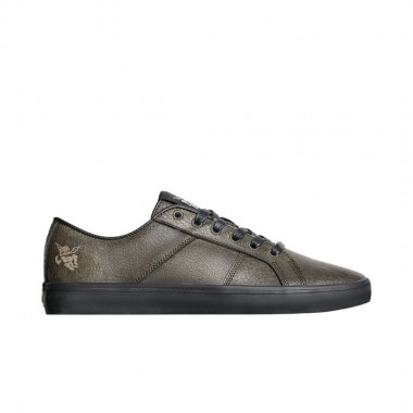 GLOBE SURPLUS SHOES BLACK DISTRESS/BAUER