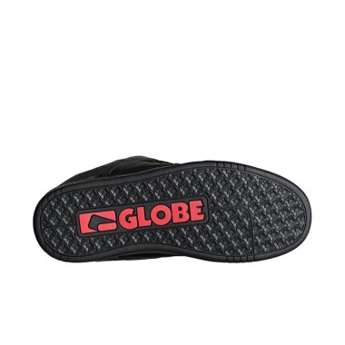 GLOBE TILT SHOES BLACK/RED/TARTAN