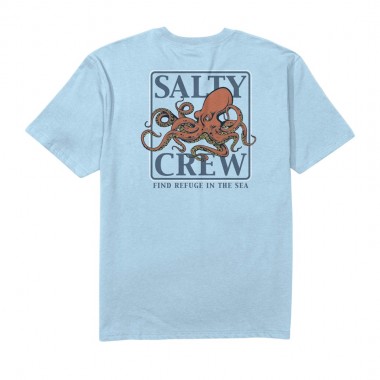 SALTY CREW INK SLINGER TEE CLEAR SKY