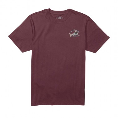 SALTY CREW LURKING TEE BURGUNDY