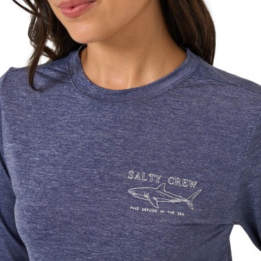 SALTY CREW SHARK ANATOMY W SUNSHIRT BRIGHT NAVY