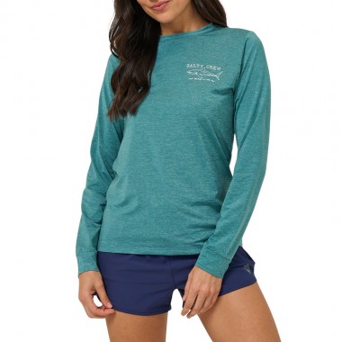 SALTY CREW SHARK ANATOMY W SUNSHIRT TEAL