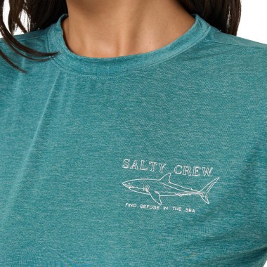 SALTY CREW SHARK ANATOMY W SUNSHIRT TEAL