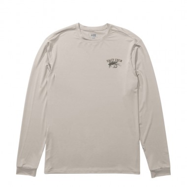 SALTY CREW FISHING CO LS SUNSHIRT NATURAL