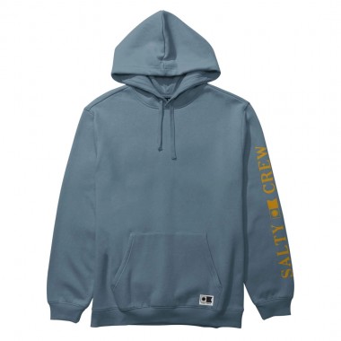 SALTY CREW REFUGE HOODIE SLATE