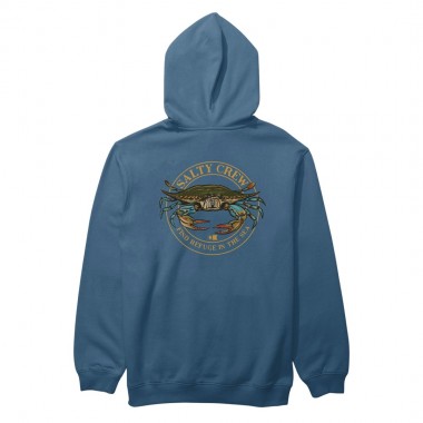 SALTY CREW JIMMY HOODIE CAST BLUE