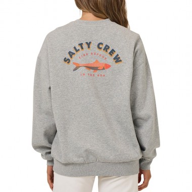 SALTY CREW SALTY SARDINE W CREW ATHLETIC HEATHER