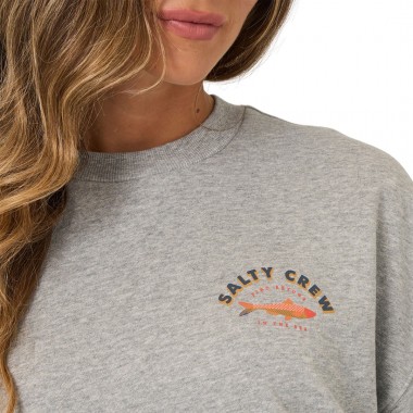 SALTY CREW SALTY SARDINE W CREW ATHLETIC HEATHER