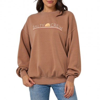 SALTY CREW HORIZON W CREW MOCHA