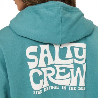 SALTY CREW FREESTYLE W HOODIE TEAL