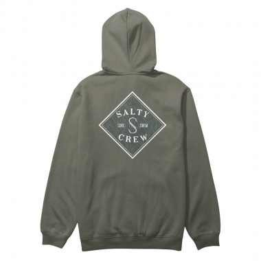 SALTY CREW TIPPET FILL HOODIE DUSTY OLIVE