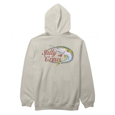 SALTY CREW YELLOW TAILED ZIP HOODIE MOONBEAM