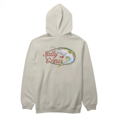SALTY CREW YELLOW TAILED ZIP HOODIE MOONBEAM