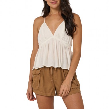 SALTY CREW SUNDIAL CAMI W TANK OFF WHITE