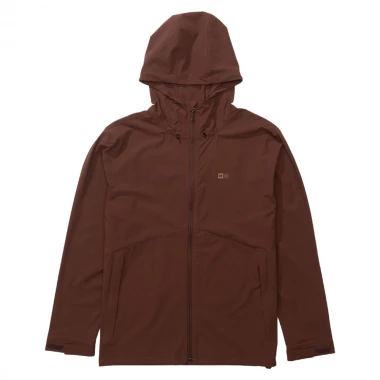 SALTY CREW CONTOUR WINDBREAKER SHELL JACKET ROCKY ROAD