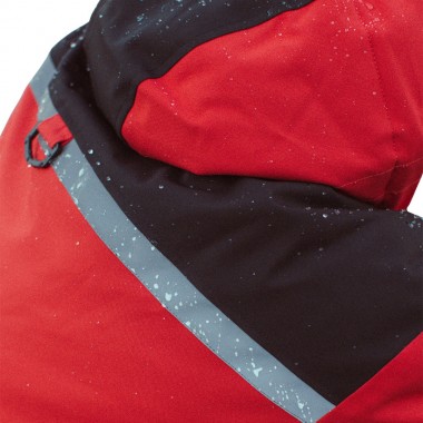 SALTY CREW PILOT JACKET WASHED RED