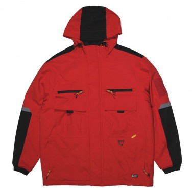 SALTY CREW PILOT JACKET WASHED RED