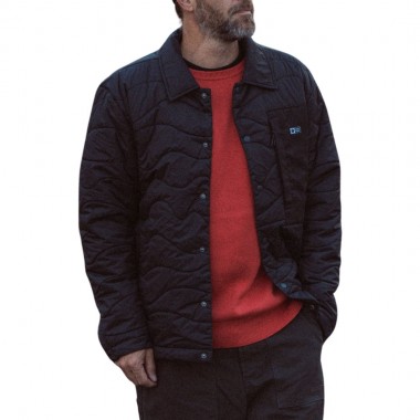 SALTY CREW SONAR COACH JACKET BLACK